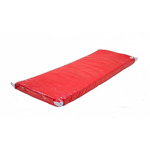 Outcast Sporting Gear Outdoor Recreation Camping Boating River Trip Soft Foam Cushion Sleeping Landing Pad, Red, 30"
