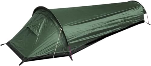 Single Person Bivy Tent 1 Man Tent for Camping Hiking Backpacking Outdoor Survival Gear - Easy Set Up
