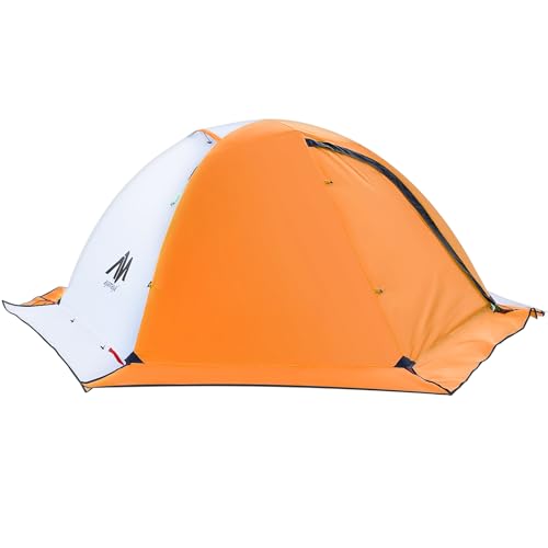 AYAMAYA 4 Season Backpacking Tent 2 Person Camping Tent Ultralight Waterproof All Weather Double Layer Two Doors Easy Setu...