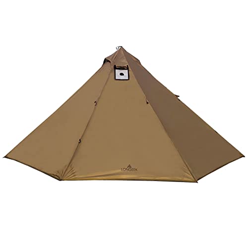 Longeek 2-4 Person Camping Tent 4 Seasons Backpacking Ultralight Easy Up Hot Teepee