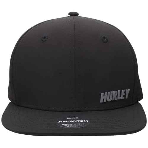 Hurley Men's Hat - Snapback Flat Brim Baseball Cap