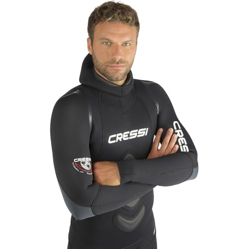 Cressi Apnea 2-pcs Freediving Spearfishing Wetsuit, Jacket & Pants, Loading Chest Pad, Knee Protection, Anatomical Design...