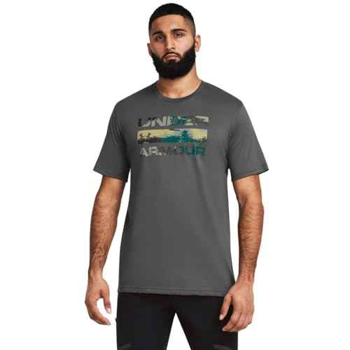 Under Armour Mens Stacked Logo Fill T-Shirt