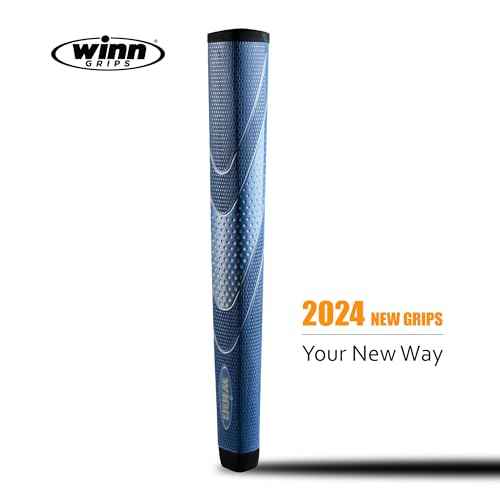 Winn 2024 New Putter Grip - Jumbo Lite Pistol Blue