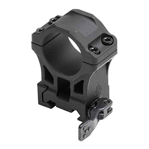 UTG ACCU-SYNC QR 1" High Profile Scope Rings, Picatinny, Black