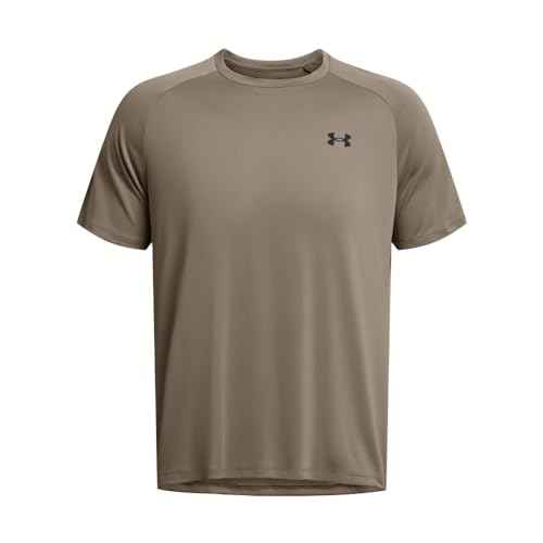 Under Armour Men's Tech 2.0 Short-Sleeve T-Shirt, (200) Taupe Dusk / / Black, X-Large Tall