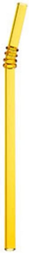 Drinking Straw 1PC Reusable Glass Straws Colorful Drinking Straw Heat Resistant Glass Straw Glass Tube Bar Drinkware Home ...