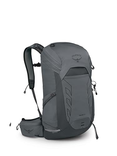 Osprey Talon 26L Men's Lightweight Hiking Backpack - Daypack for Travel & Camping, Phantom Grey/Dark Charcoal