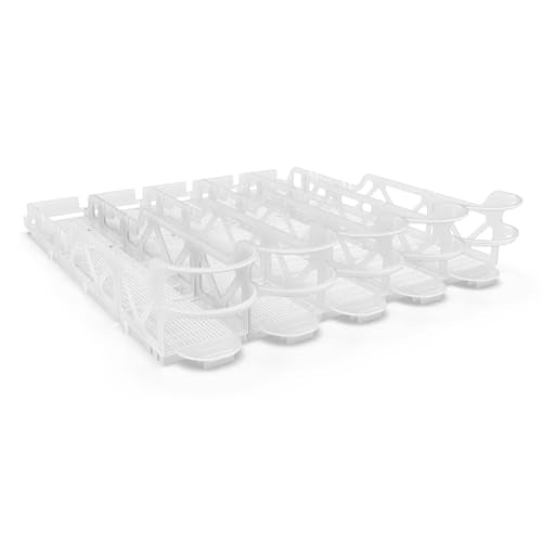 Visi-Slide 2Liter, 5 wide Soda Beverage Dispenser - Gravity Fed Glide for Angled Shelves for Coolers, Commercial Refrigera...