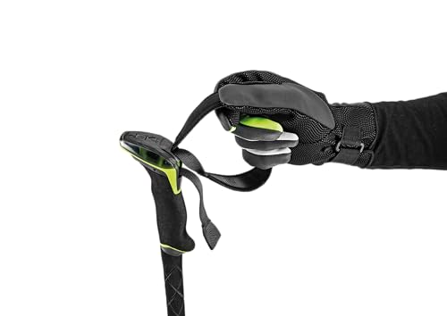 LEKI Guide Lite 2 Carbon Adjustable Lightweight Ski Poles for Backcountry Skiing & Snowboarding