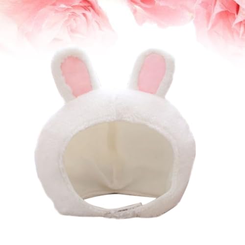 ibasenice Rabbit Headband Hat with Bunny Ears Soft Lightweight Adjustable Headwear for Party Costume and Casual Wear 11.8 ...