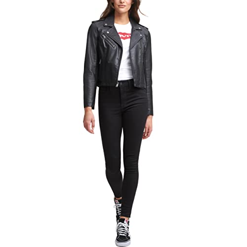 Levi's womens The Classic Faux Leather Moto Jacket (Regular & Plus Size)