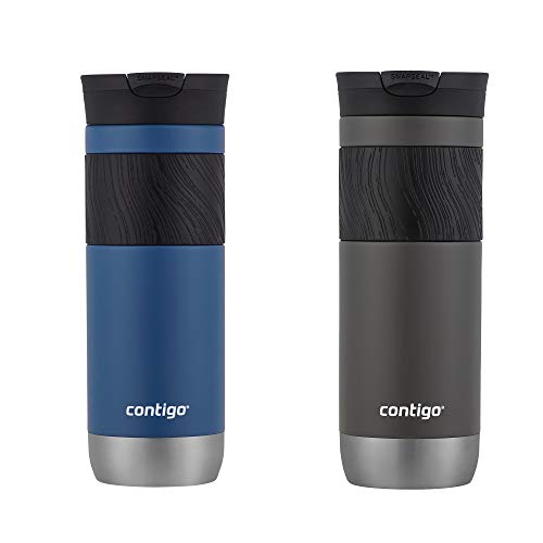 Contigo Byron Vacuum-Insulated Stainless Steel Travel Mug with Leak-Proof Lid, Reusable Coffee Cup or Water Bottle, BPA-Fr...