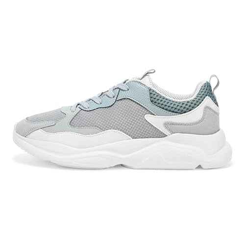 HUGO Men's Running Style Mix Material Sneakers, EU