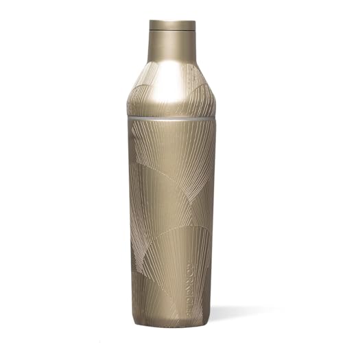 Corkcicle Cocktail Shaker - Triple-Insulated Stainless Steel - Leak-Proof Lid with Built-In Strainer - Non-Slip Bottom - S...