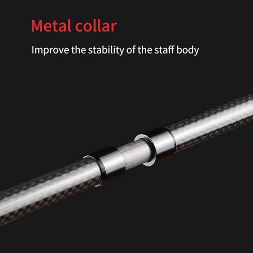 AONIJIE 2pcs Carbon 4 Folding Trekking Pole, New Carbon Fiber Ultra-Light Walking Pole Suitable for Trail Running, Hiking