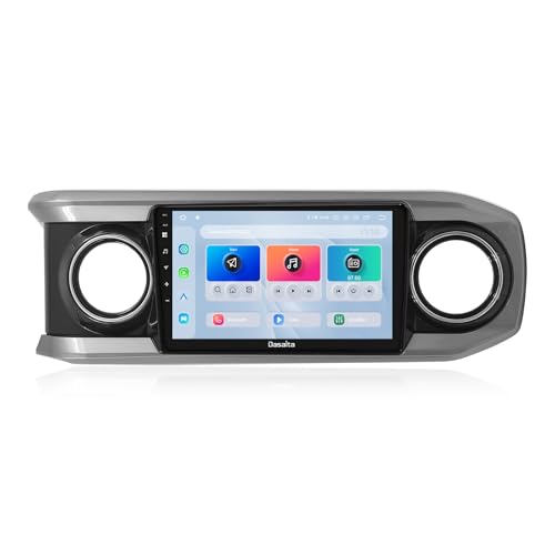 Dasaita 8GB+256GB Car Stereo for Toyota Tacoma 2016-2023 with Wireless Apple Carplay & Android Auto, Android 13 Head Unit ...
