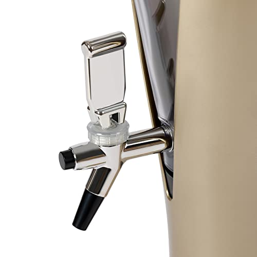 SNKOURIN Beer Tower Beverage Dispenser with Spigot & Ice Tube, 3L/100oz Mimosa Tower Dispenser for Parties Bars, Durable, ...