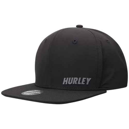 Hurley Men's Hat - Snapback Flat Brim Baseball Cap