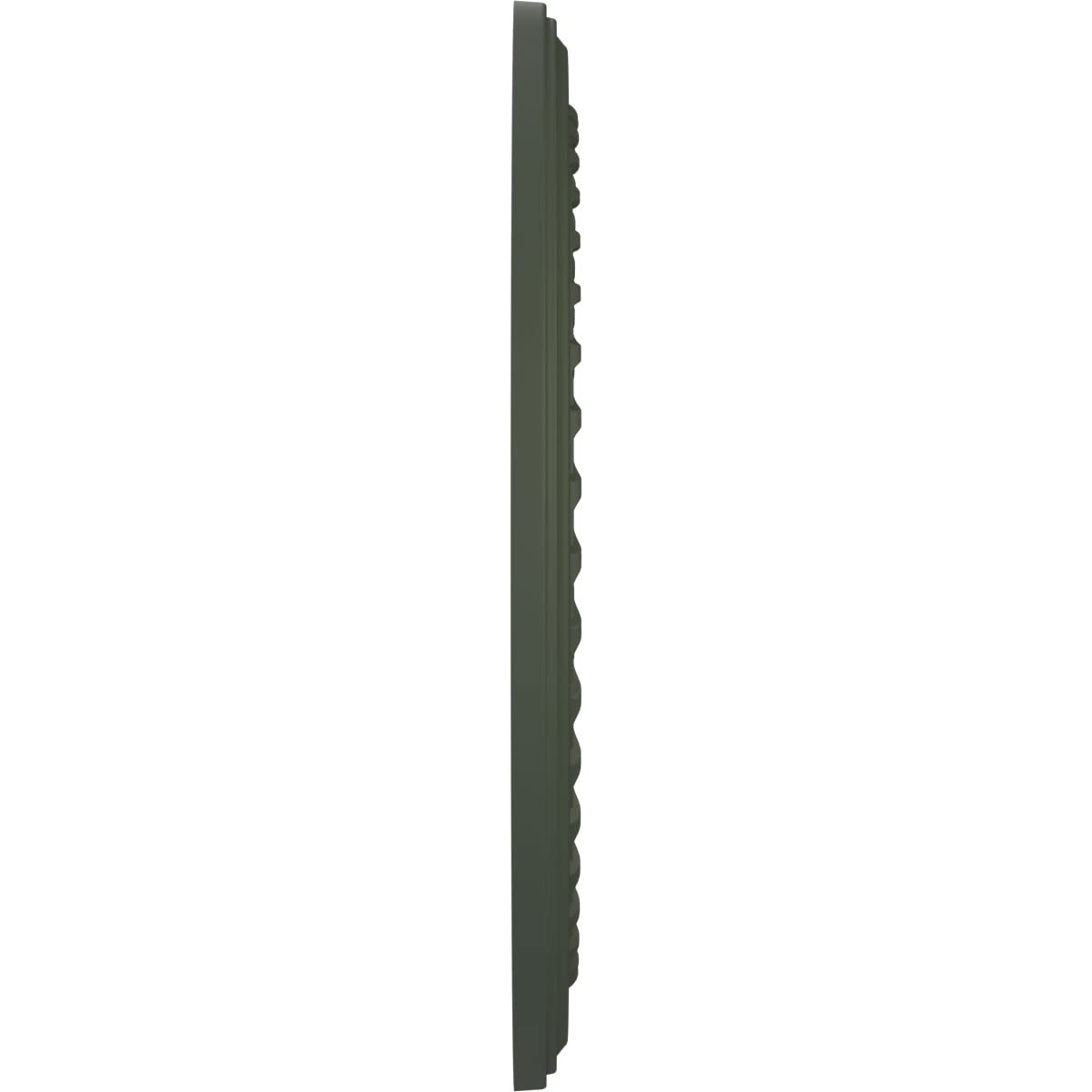 Ekena Millwork 13Od X 3 1/2Id X 3/4P Cole Thermoformed Pvc Ceiling Medallion (Fits Canopies Up To 4 1/4), Ultracover Satin Hunt