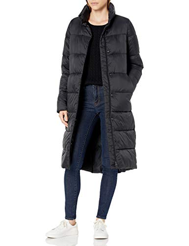Amazon Essentials womens Lightweight Full-Zip Water-Resistant Long Cocoon Puffer Winter Coat