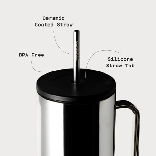 Corkcicle Cold Cup XL - Insulated Tumbler with Handle - Keeps Drinks Cold 12 Hours - Triple-Insulated - Spill-Proof Lid - ...