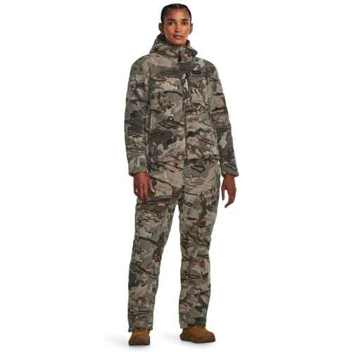 Under Armour Womens Rut Windproof Bib | Windproof Silent Microfleece Sherpa Liner | Womens Insulated Bib Overalls