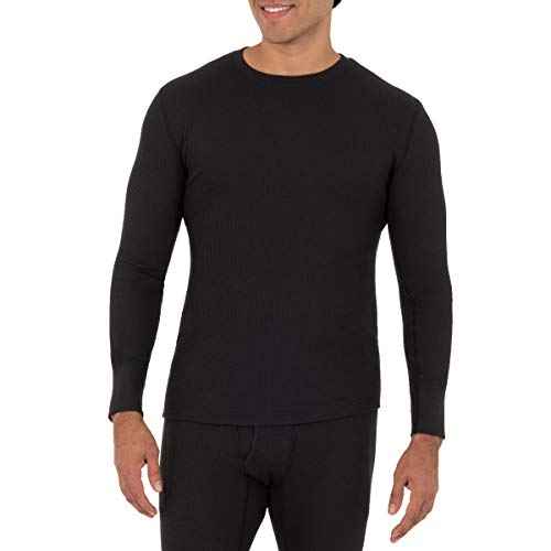 Fruit of the Loom mens Recycled Waffle Thermal Underwear Set (Top and Bottom)