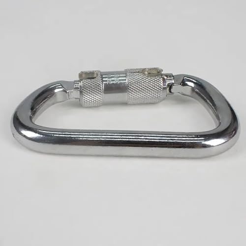 Auto Locking Carabiner 45KN=10000lbs Heavy Duty Large Clip Climbing Carabiner Twist Lock Carabiners for Rock Climbing, Cam...