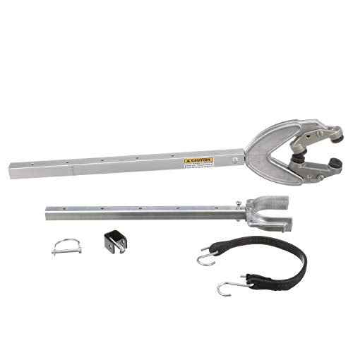 Attwood SP-4000-ADJ-RB Heavy Duty Transom Saver, Adjustable from 24 to 36 Inches, Heavy Duty Head, Roller and Trailer Mounts
