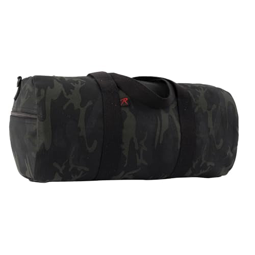 Heavyweight Black Giant Zipper Duffle Bag (X-Large)