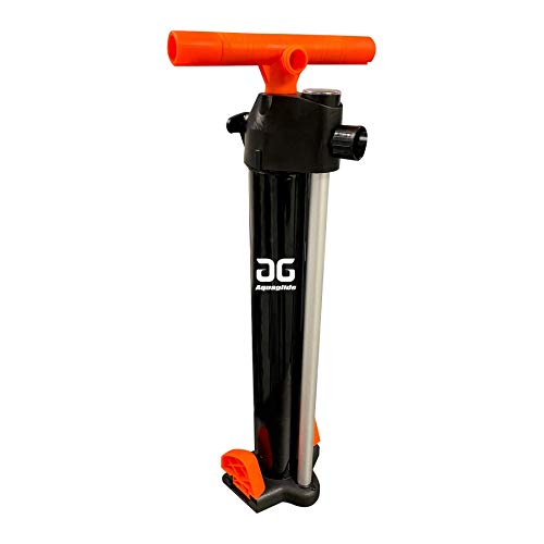 AQUAGLIDE Universal SUP Hand Pump for Stand Up Paddle Boards Single and Double Action High Pressure Pump 29 PSI Capability...