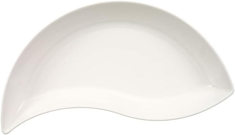 Villeroy & Boch New Wave Move 1 (Teardrop Shape), 11 x 6 in, Premium Porcelain, White