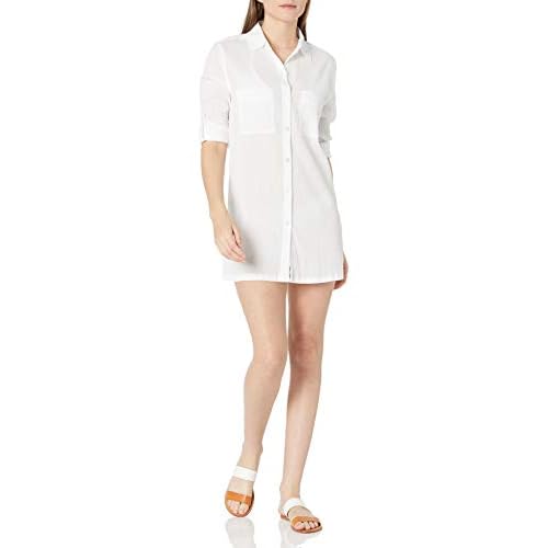 Camp Shirt Swimsuit Cover Up