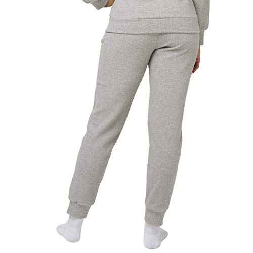 FOCO Women's Team Logo Soft Gray Woven Fashion Jogger Pants