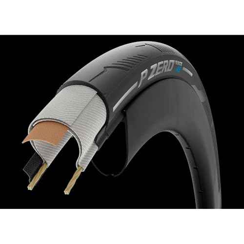 Pirelli P-Zero Race 4S Folding Road Bike Tyre, 700 x 26c, Black