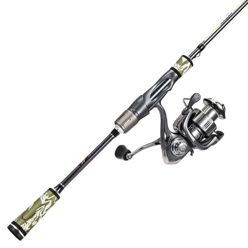 Sougayilang BD Fishing Rod and Reel Combos, Spinning & Casting Fishing Combo,30Ton+24Ton Graphite 2 Pc Fishing Poles with ...