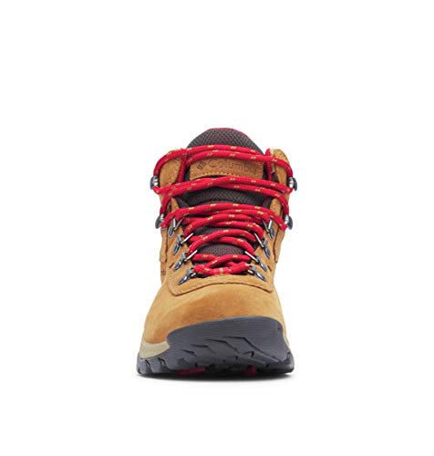 Columbia Women's Newton Ridge Plus Waterproof Amped, Elk/Mountain Red, 7