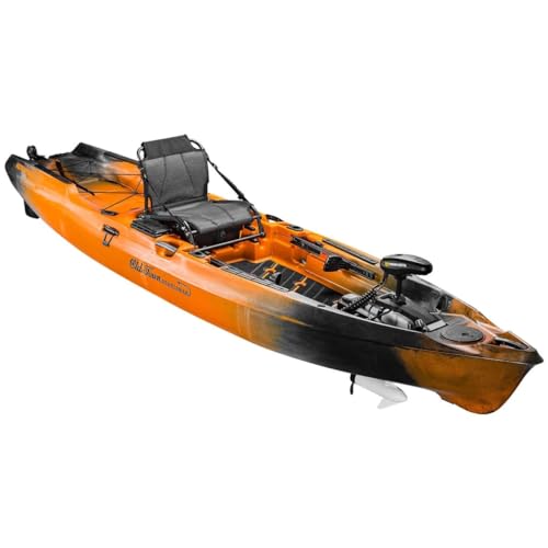 Old Town Sportsman AutoPilot 136 Solo Angler Sit-on-Top Motorized Fishing Kayak with Minn Kota Trolling Motor, 13ft