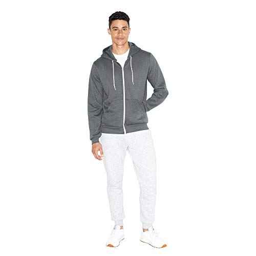 American Apparel Men's Flex Fleece Long Sleeve Zip Hoodie
