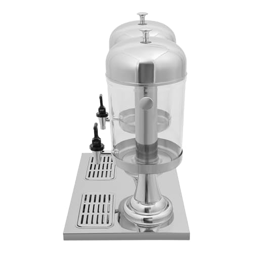 4.2Gallon Beverage Dispenser, Drink Dispenser with Ice Holder and Drip, Large Stainless Steel Drink Dispenser for Cold Dri...