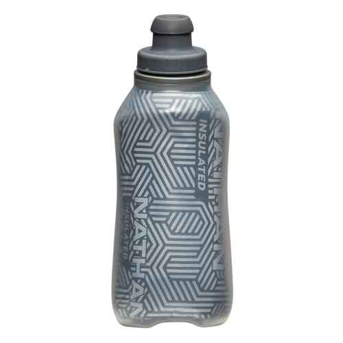 Nathan - SpeedDraw 2 12oz Ins. Flask Deep Teal/Reflective Silver OSFA