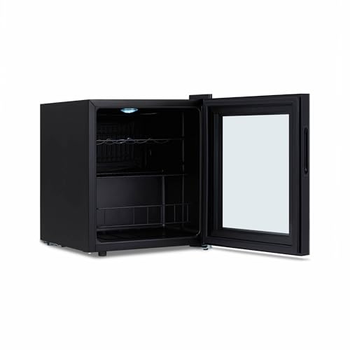 NewAir 16 Bottle Wine Cooler Refrigerator, Shadow Series Freestanding Wine Fridge with Mirror Glass Door, UV-Protected Glass & Quiet Compressor Cooling, Compact Wine Cellar
