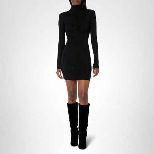 ASTR the Label Women's Gwendolyn Sweater Dress, Black