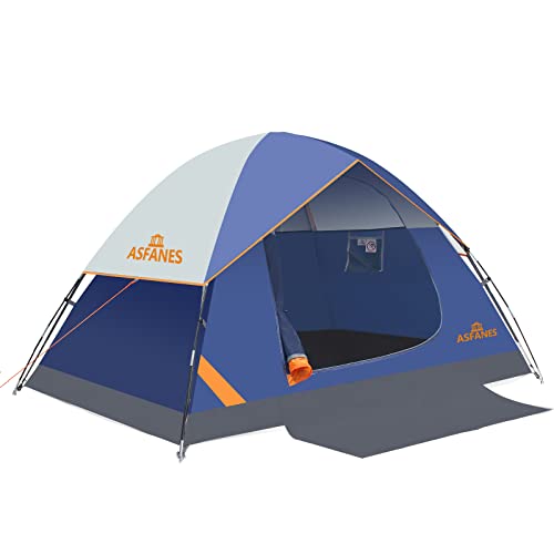 ASFANES 2-12 Person Tents for Camping Waterproof, Backpack Double Layer Tents, Perfect Picnics, Fishing and Backyard Camping