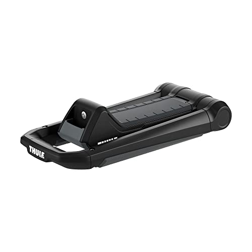Thule Hull-a-Port Aero Rooftop Kayak Rack - Carries 1 Kayak - Anti-Theft Design - Foldable Design - Rubber Padding mountin...