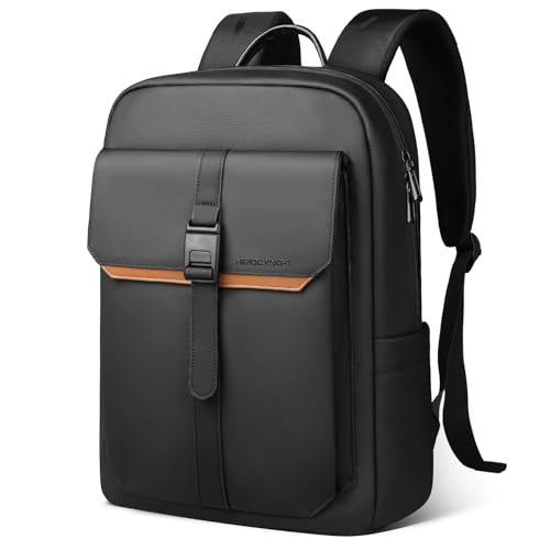 hk Slim Laptop Backpack for Men Women, Lightweight Business Backpacks 15.6 Inch Water-resistant Computer Bag for College W...