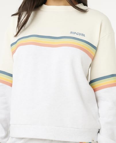 Rip Curl womens High Tide Surf Raglan Pullover Crew Sweatshirt