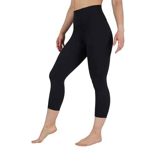 Yogalicious High Waist Buttery Soft Lightweight Capri Leggings High Rise Workout Yoga Pants for Women