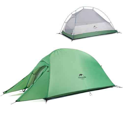 Naturehike Cloud-Up 1 Person Tent, Lightweight Backpacking Tents for One Man, Waterproof Ultralight One Person Tent for Camping Hiking Backpacking